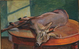 Deer on a table